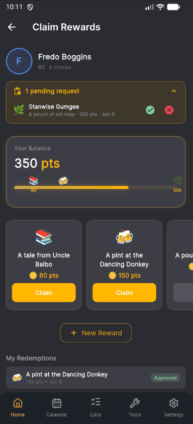 Kyrio Claim Rewards
